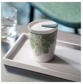 Like To Go zöld-fehér porcelán utazóbögre, 290 ml - Villeroy &amp; Boch