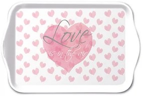 SzĂvecskĂ©s mƱanyag kistĂĄlca Love Letters 13x21 cm