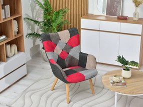 Fotel Nutri (patchwork + fekete). 1110348
