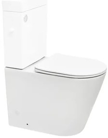 Kombinált WC SAT Brevis fehér fényes felülettel vario lefolyó SATBRE34M