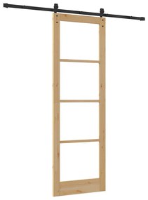 Csúszóajtó Egyéb ORKDAL Barna 78 x 232 cm Fa és fém