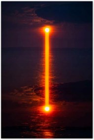 Poszterek 80x120 Naplemente tükröződés