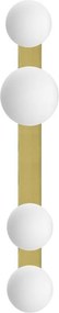 KASPA 50907405 GIGI Modern Mennyezeti Lámpa Fehér, Fekete, Sárgaréz E14 IP20