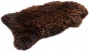 Báránybőr szőnyeg, valódi bőr bárányszőrme, natúr XL barna