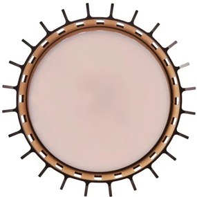 Nordlux - Kültéri mennyezeti lámpa ALUDRA 1xE27/15W/230V barna