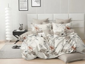 Kétoldalas ágynemű DUO SENSE SANDORA krémszínű + Párnahuzat 40x50 cm INGYENESEN Ágyneműhuzat mérete: 70 x 90 cm | 140 x 200 cm