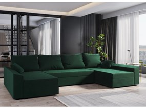 Sarok ülőgarnitúra U Paragon U (sötétzöld). 1057386