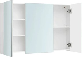 Zrcadlo, mdf, bílá, AZR-E1132 WT
