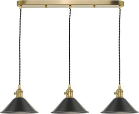 Dar Lighting HADANO HAD3640-02 Függőlámpa 3x40W/E14