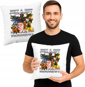 Ajándék párna Just a boy who loves brainrot Italian Brainrot