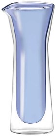 Kétfalú hőálló boroszilikát üveg kancsó kék