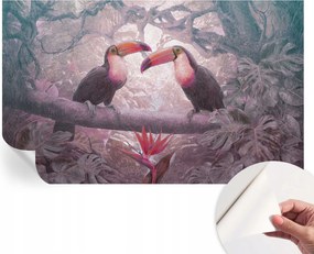 Dekoratív Öntapadós Tapéta Divatos Minták Egzotikus pár 416x254 cm