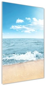 Üvegfotó A strand és a tenger osv-82558559