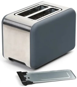 Kenyérpirító két lyukkal 900W/230V rozsdamentes acél/szürke
