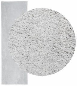 HUARTE szürke rövid szálú puha és mosható szőnyeg 80 x 250 cm