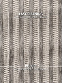 Szürke-krémszínű kültéri-beltéri szőnyeg 160x230 cm Haringey Linley – Ted Baker