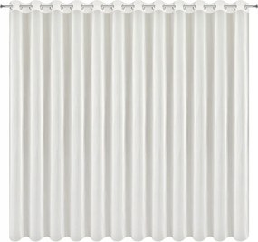 Elegáns függöny Violet fátyol krém sima széles hosszú 400X300 Kerekek