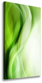 Vászonkép nyomtatás Zöld hullámok háttér ocv-84906654
