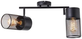 Brilliant - KAMOLO spotlámpa 2xE27/40W/230V fekete