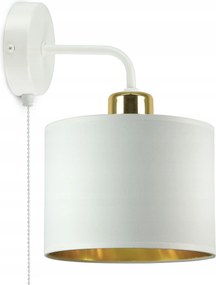 Fali lámpa kapcsolóval Fehér Arany