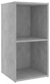 betonszürke szerelt fa TV-szekrény 72 x 35 x 36,5 cm