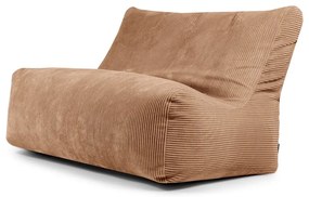 Barna kordbársony babzsákfotel Sofa Seat Lounge – SLOWDOWN