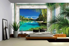 Fotótapéta - Strand, tenger, homok (152,5x104 cm)