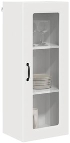 Fali konyhaszekrény polcokkal Fehér 40 x 31 x 100 cm Faanyag