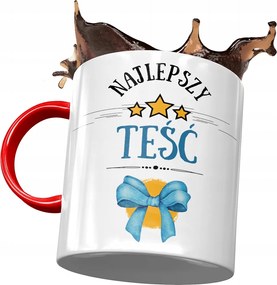 Piros bögre apósnak Anyós ajándék fényképes nyomtatással