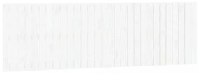 fehér tömör fenyőfa fali fejtámla 185 x 3 x 60 cm