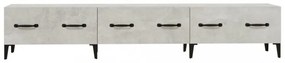 betonszürke szerelt fa TV-szekrény 150 x 34,5 x 30 cm