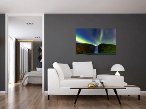 Kép - Aurora Borealis Izlandon (90x60 cm)