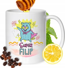 Bögre Fülöp Barát Férj Ajándék Nyomtatott Fehér 330ml