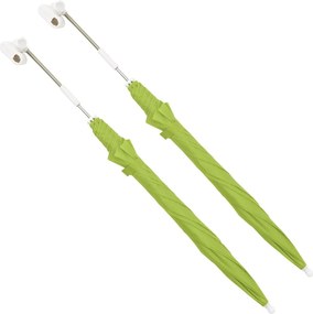 vidaXL 2 db zöld napernyő kempingszékhez 105 cm