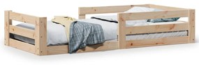 tömör fenyőfa ágykeret matrac nélkül 70 x 140 cm