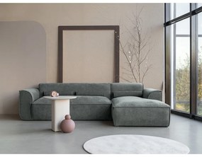 Zöld sarokkanapé (jobb oldali) Flex Felix – Miuform