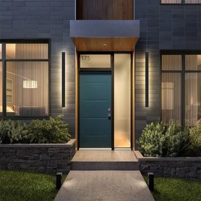 Brilagi - LED kültéri fali lámpatest LINEAR LED/22W/230V 3000K IP65 fekete