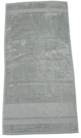 Bambusz törölköző, szürke, klasszikus, 70x140cm, TiaHome