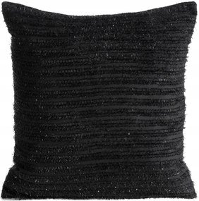 Dekoratív párnahuzat Reina 45x45 Eva Minge fekete chiffon mohair cérna