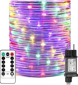 Fénytömlő 30m 300LED Karácsonyfa Lámpa Többszínű Színes