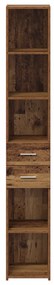 Magas szekrény Régi fa 30x42,5x185 cm Mérnöki fa