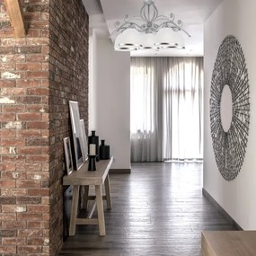 Csillár láncon RETRO II 5xE27/60W/230V ezüst