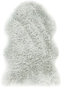 AmeliHome Dokka szőrme, szürke, 50 x 80 cm
