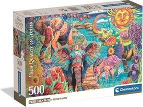 Elefánt Carnival 500 db-os Compact puzzle Clementoni