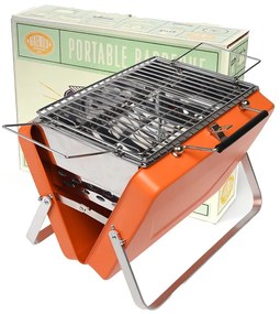 Faszenes hordozható grillsütő Burnt Orange – Rex London