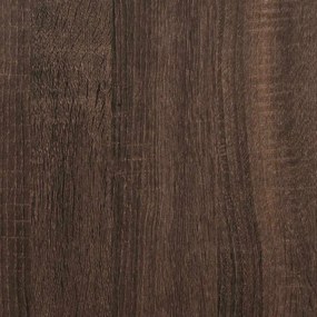 cipőpad barna tölgy 60x40x53,5 cm Gépi fa és fém