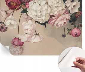 Dekoratív öntapadós fotótapéta Hálószobába Romantikus virágok 104x70