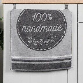 Konyhai törlőkendő Handmade , méret 50x70cm k. szürke