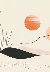 Poszter 68x98cm Puha domb