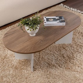 Konferenciaasztal Sable Walnut White